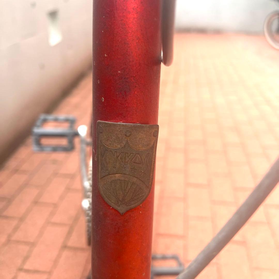 レア車体 cycroc flat1 シングル RED 485 ミニベロ