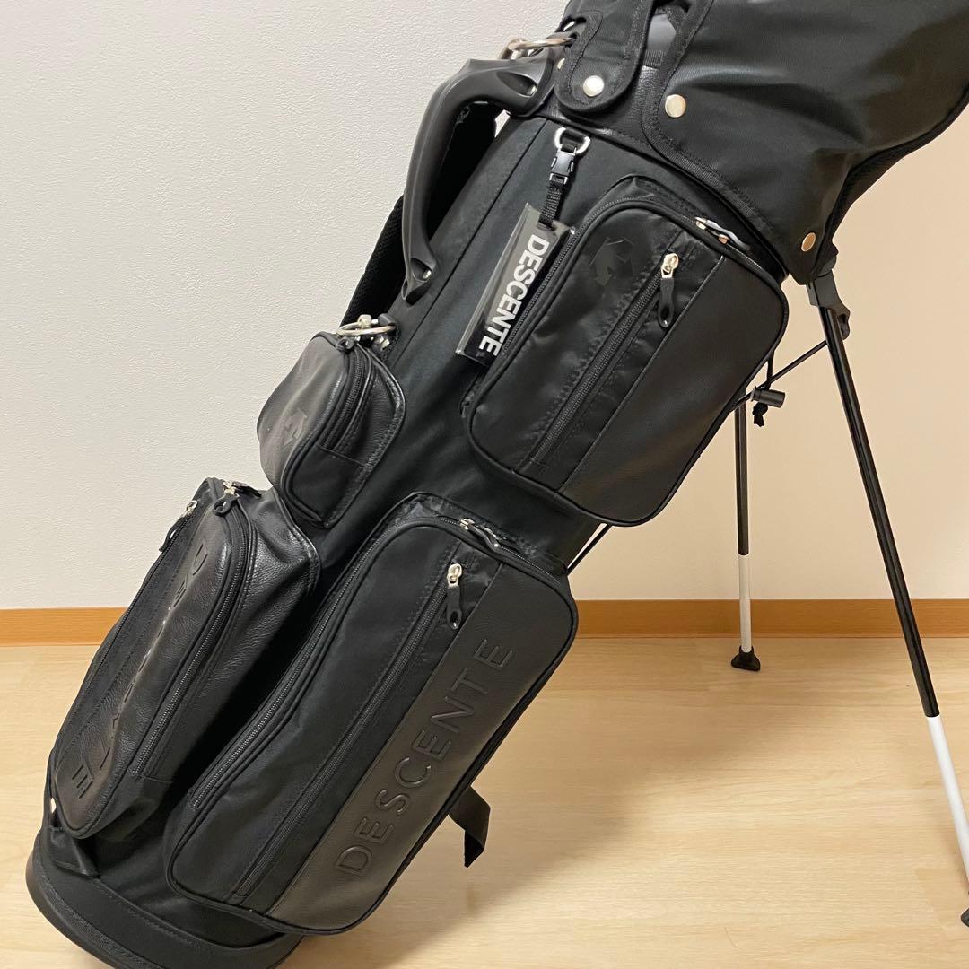 【送料無料‼️】DESCENTE デサント　ゴルフ　キャディバッグ　スタンド式