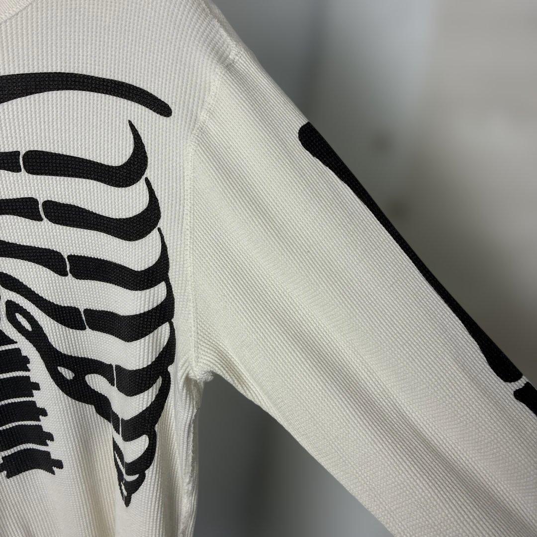 シュプリーム Hanes Bonesサーマル　ロンT 長袖Tシャツ　ボーン　骸骨