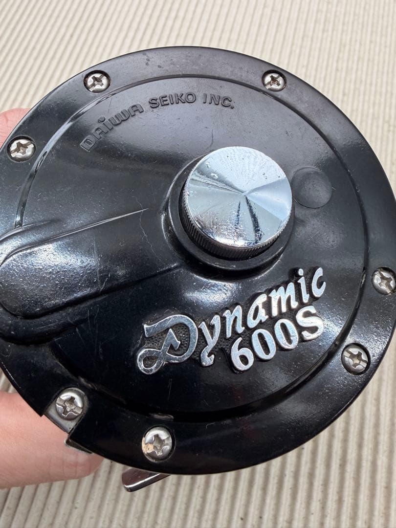 DAIWA Dynamic 600S オールド ダイワ丸型ベイトリール 動作OK