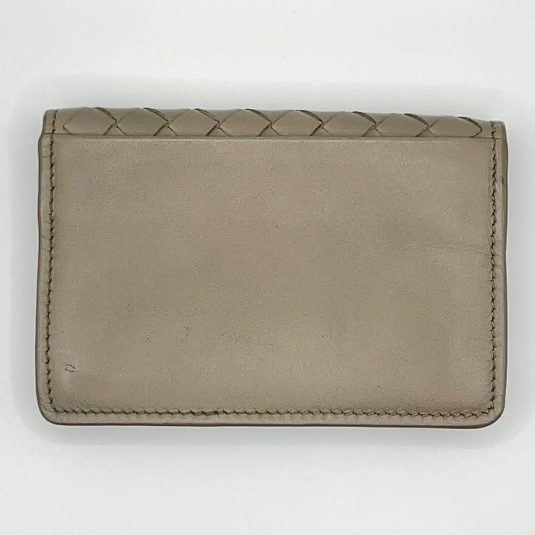 良品◇ボッテガヴェネタ カードケース 名刺入れ ベージュ イントレチャート