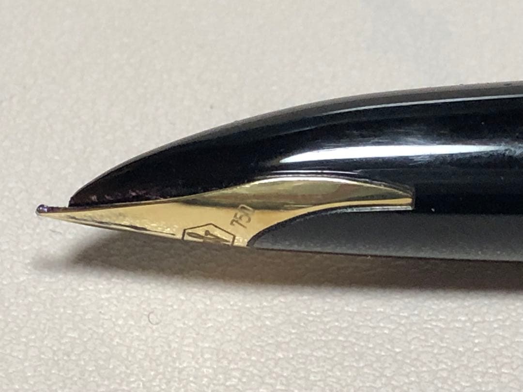 WATERMAN ウォーターマン カレン 万年筆 アンバーシマー 美品