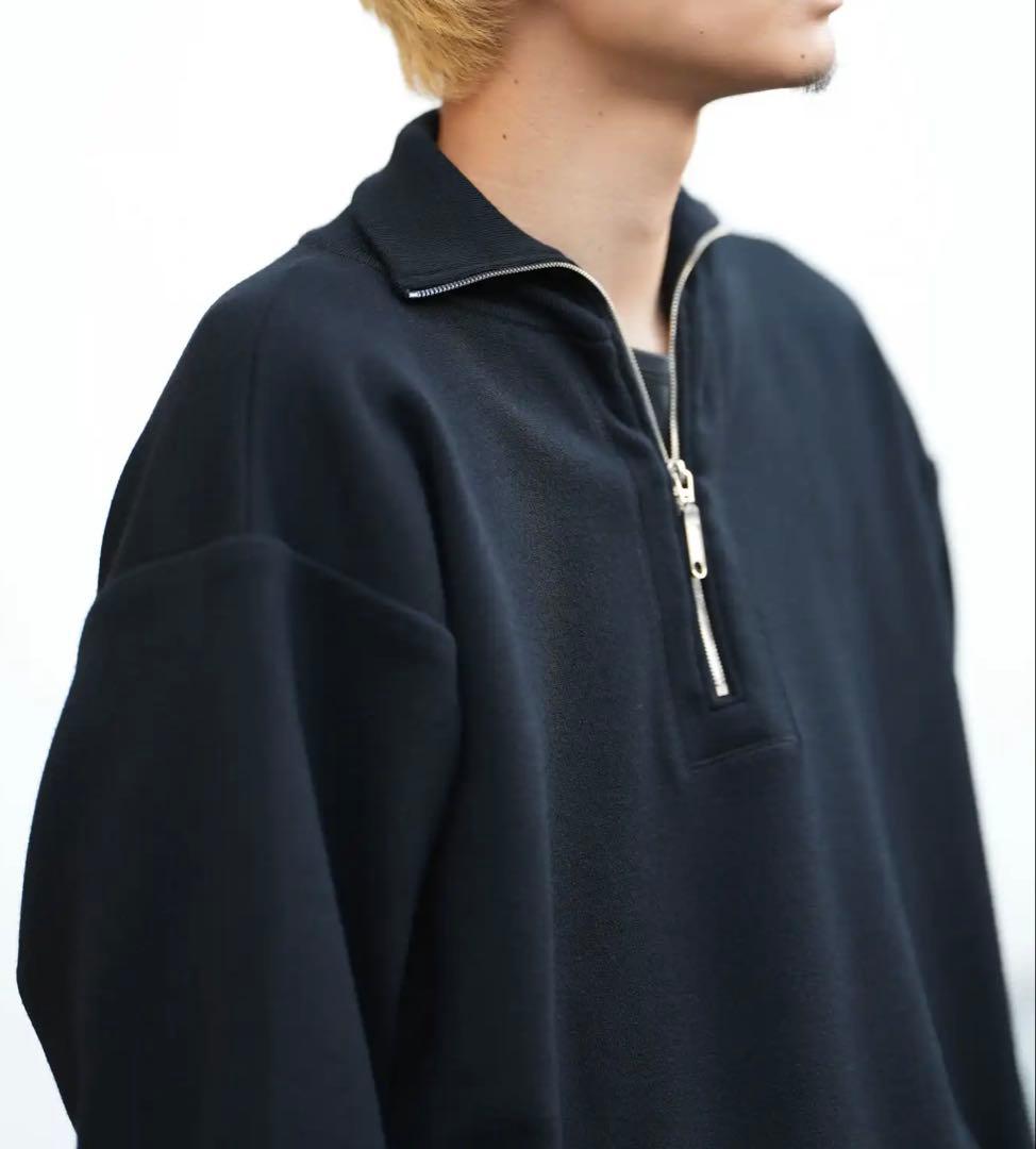 トップス Olde H&Daughter WOOL KNIT TRACK HALF ZIP