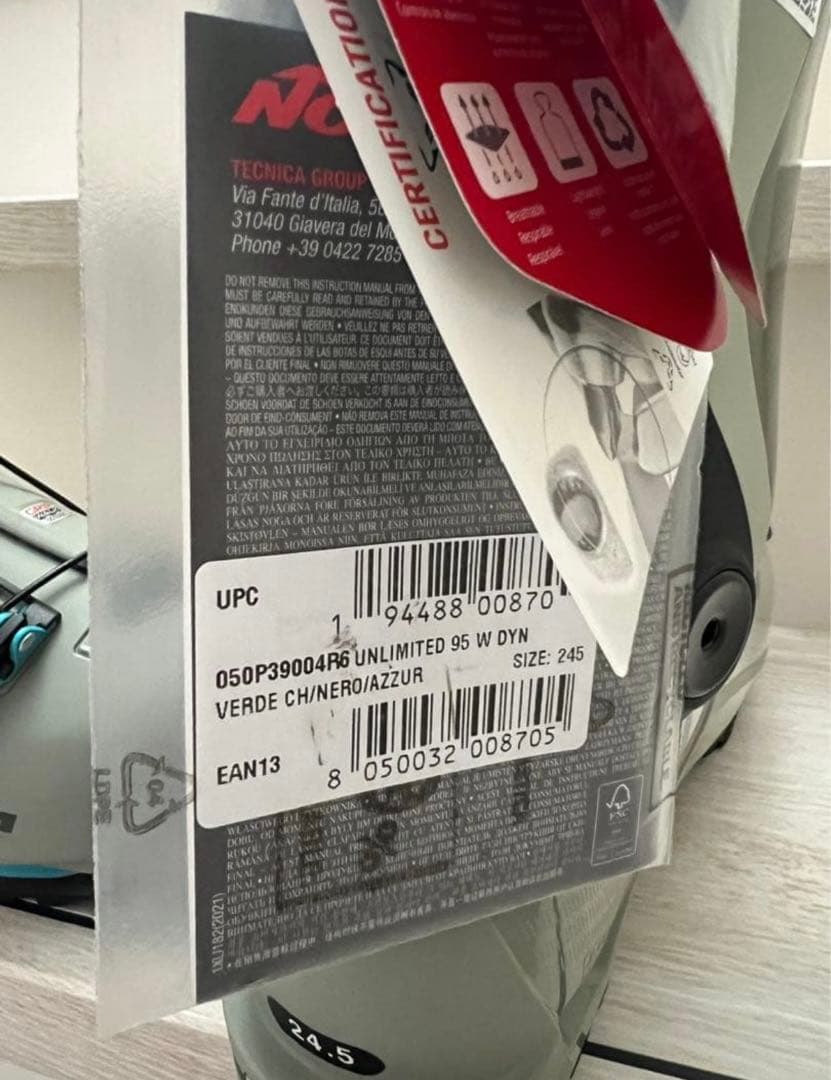 NORDICA ノルディカ アンリミテッド ウォークモード付24.5cm