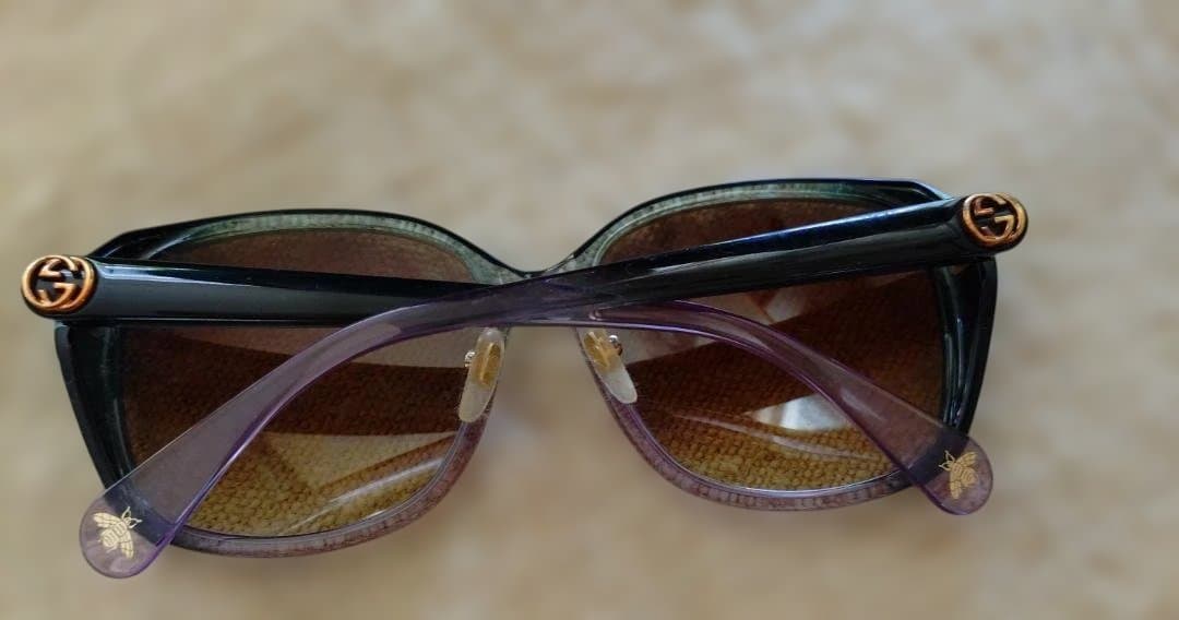 Gucci グラデーションオーバーサイズサングラス