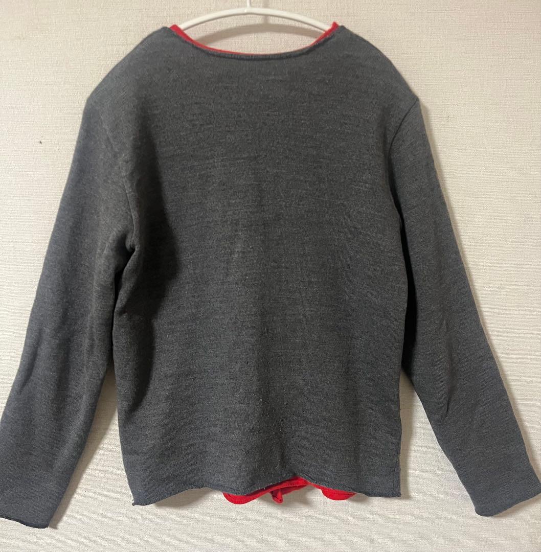 tricot COMME des GARCONS ドッキングカーディガン