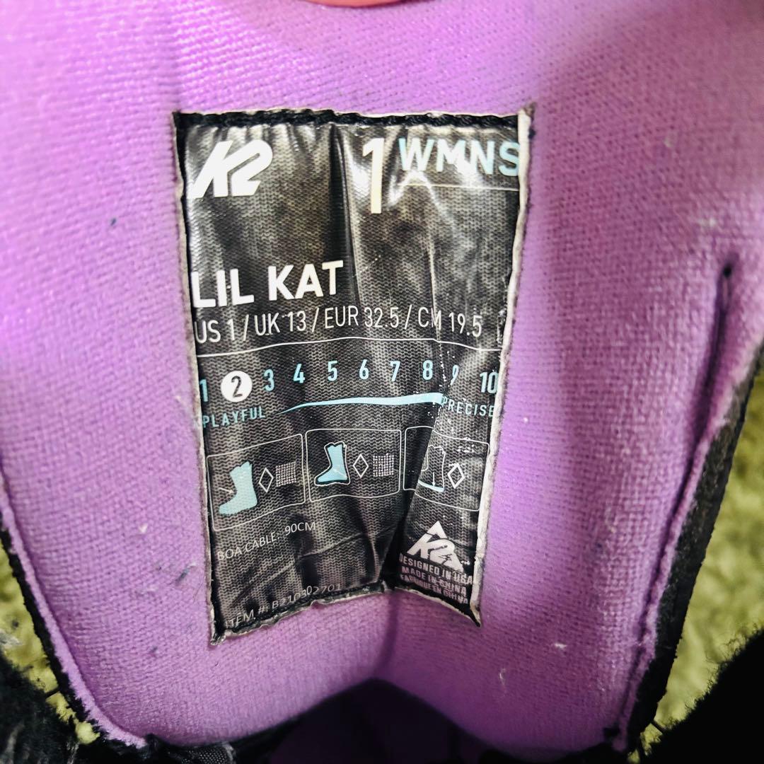 K2 キッズ スノーボード LiL KAT 110cm バイン ブーツ4点セット