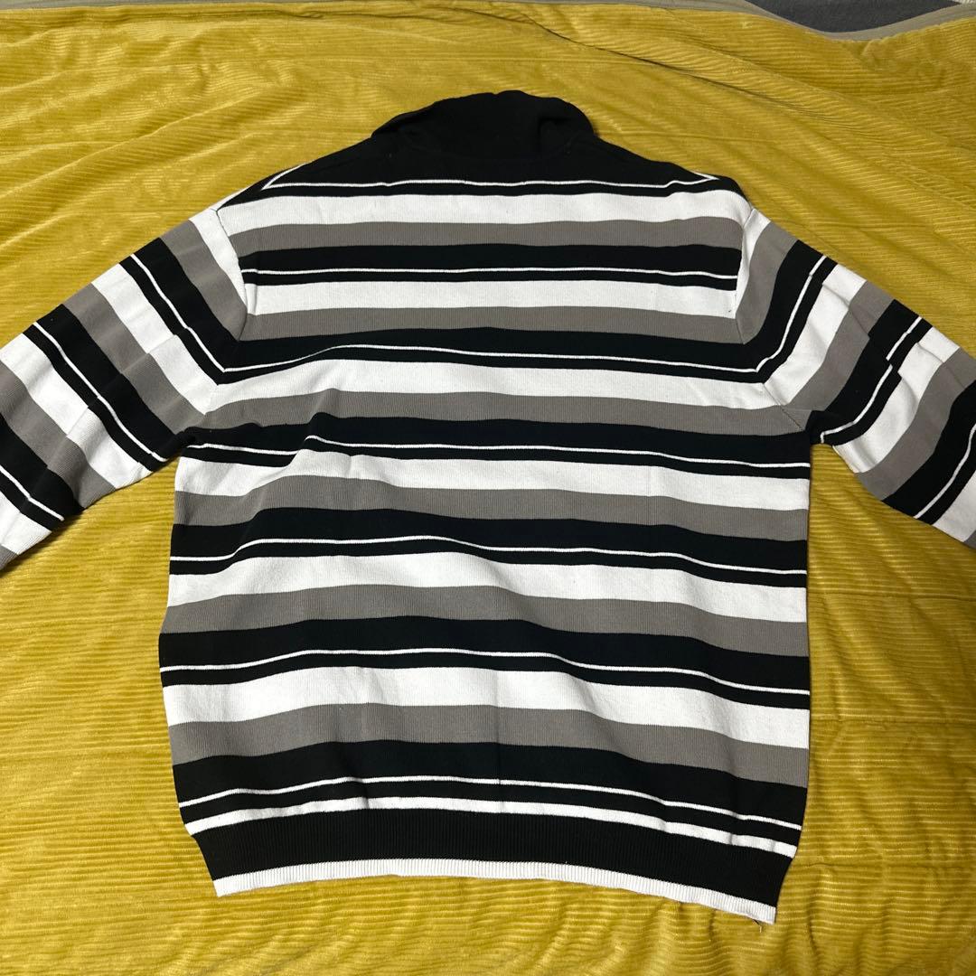supreme ストライプ ハーフジップ トレーナー