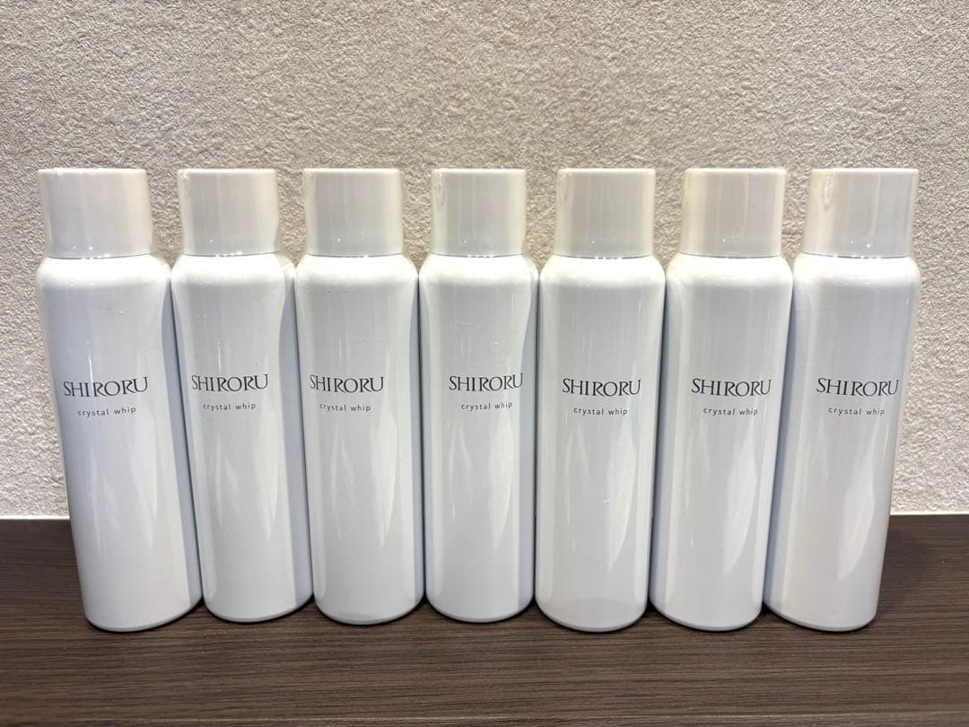 SHIRORU シロル クリスタルホイップ 7本セット 洗顔料
