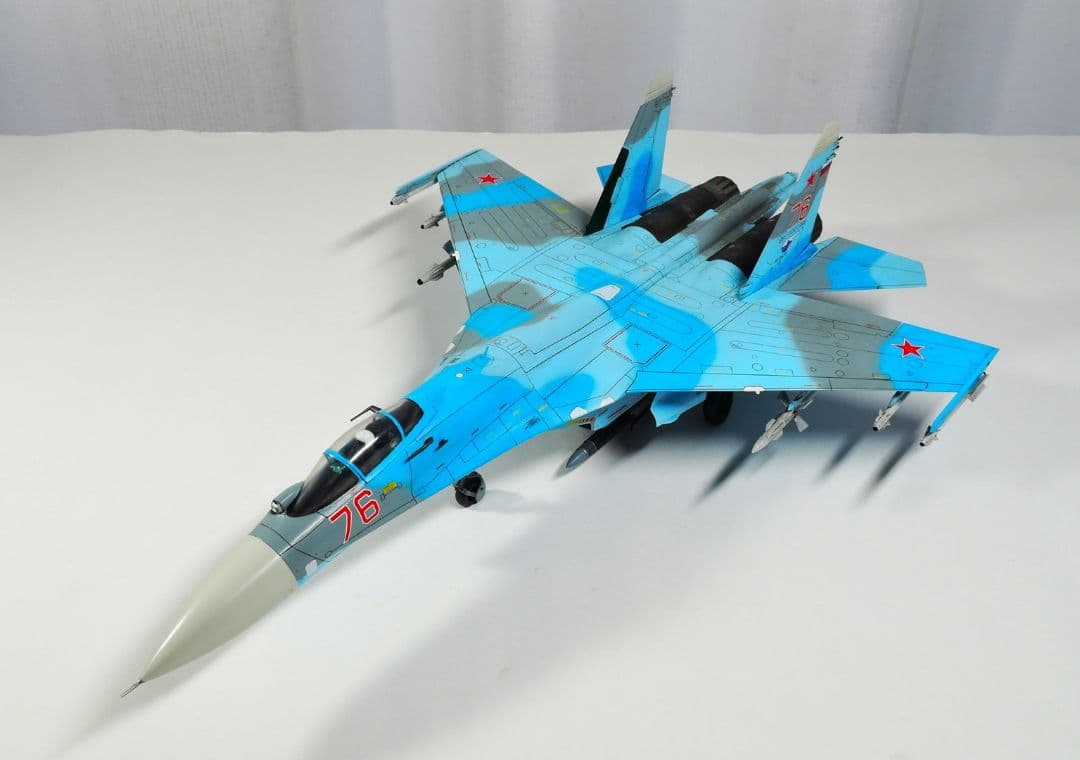 【プラモデル完成品】プラッツ 1/72 Su-27SM フランカーB