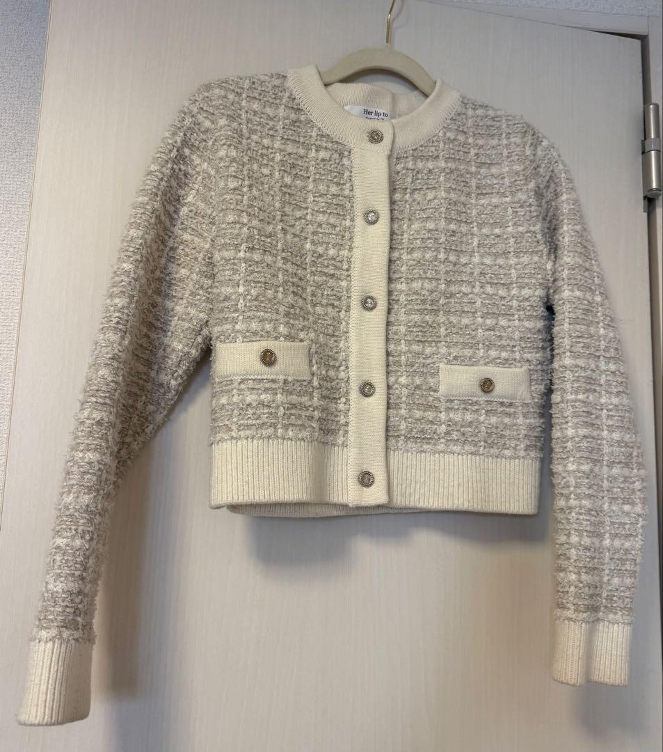 herlipto ハーリップトゥ Mercer Tweed Cardigan