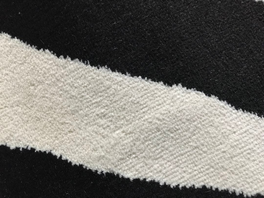 モダン ラグジュアリー ゼブラ柄 ラグ ラグマット 159.5x229.5cm