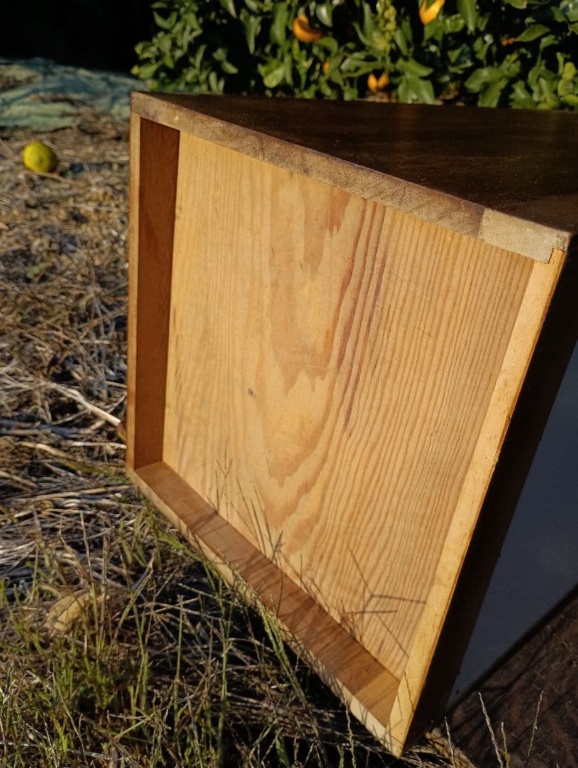 アンティーク　大正　チェスト　鍛鉄　ハンドル　７段　収納　サイドテーブル　骨董