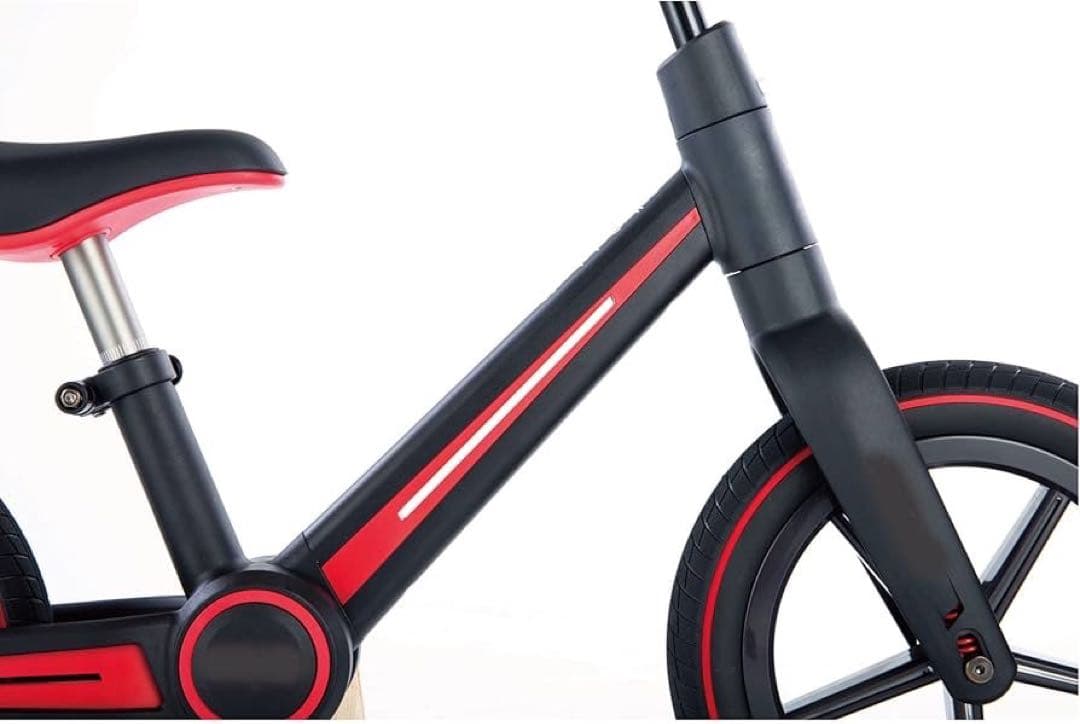 エムエム 折りたたみ式 ファーストバイク 12インチ レッド プッシュバイク