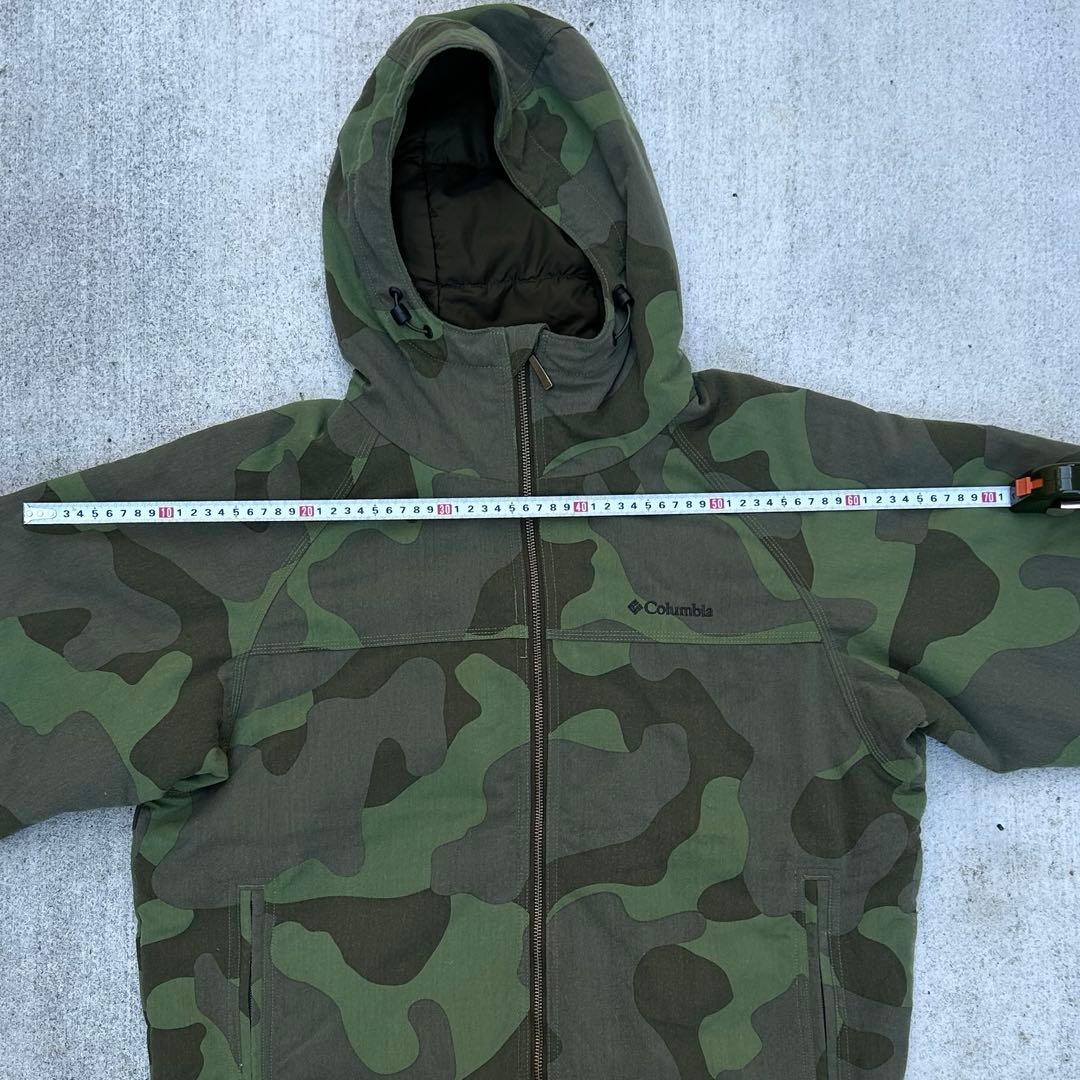 【00s Columbia】camo zip parker jacket