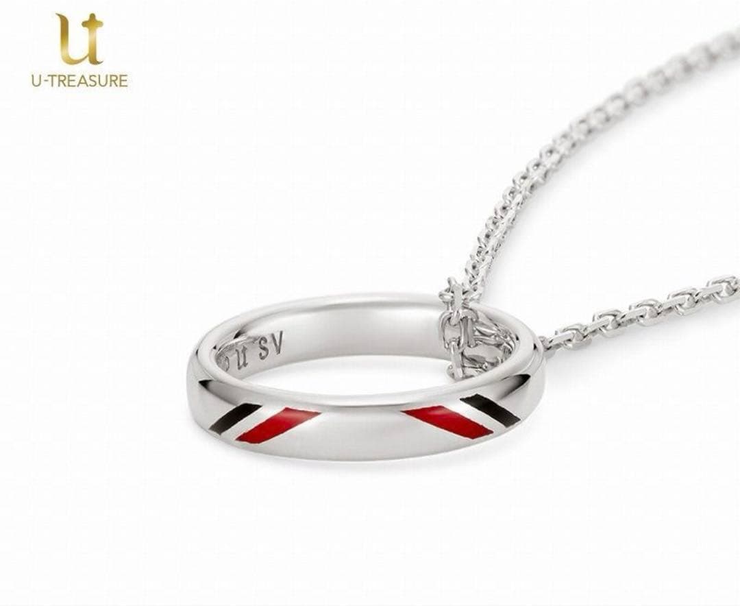 ハイキュー!! リングネックレス 音駒高校 シルバー 黒尾鉄朗