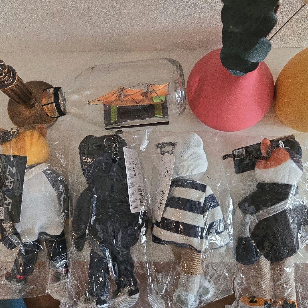 内藤デザイン研究所　ZAP CAT ぬいぐるみ 4体セット