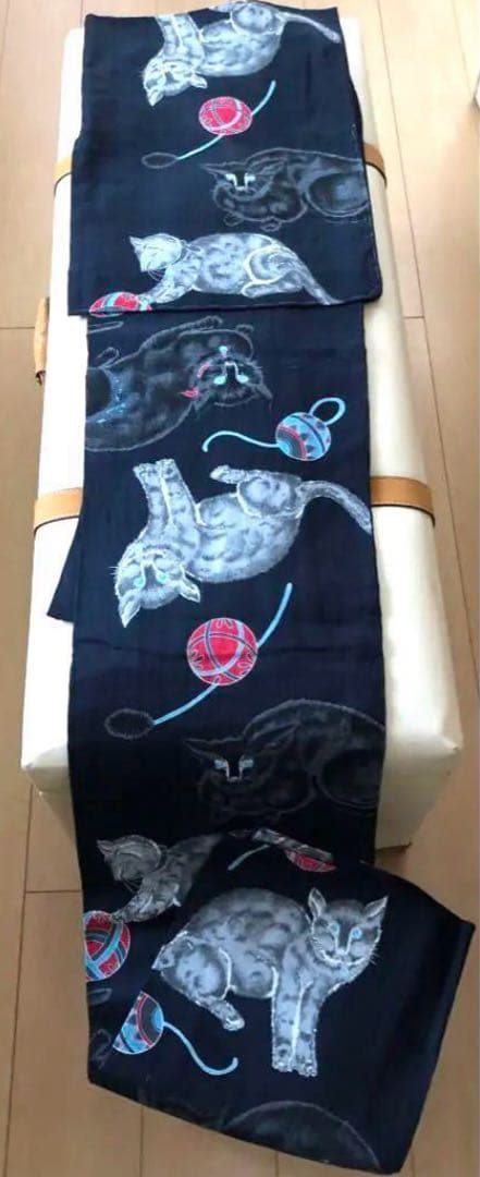 猫柄の浴衣　岡重　新品・未使用品