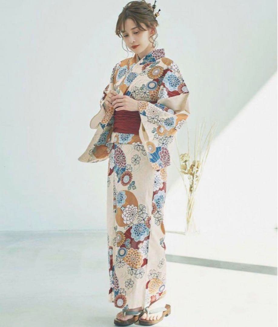 Dita 浴衣 浮世の和傘重ね