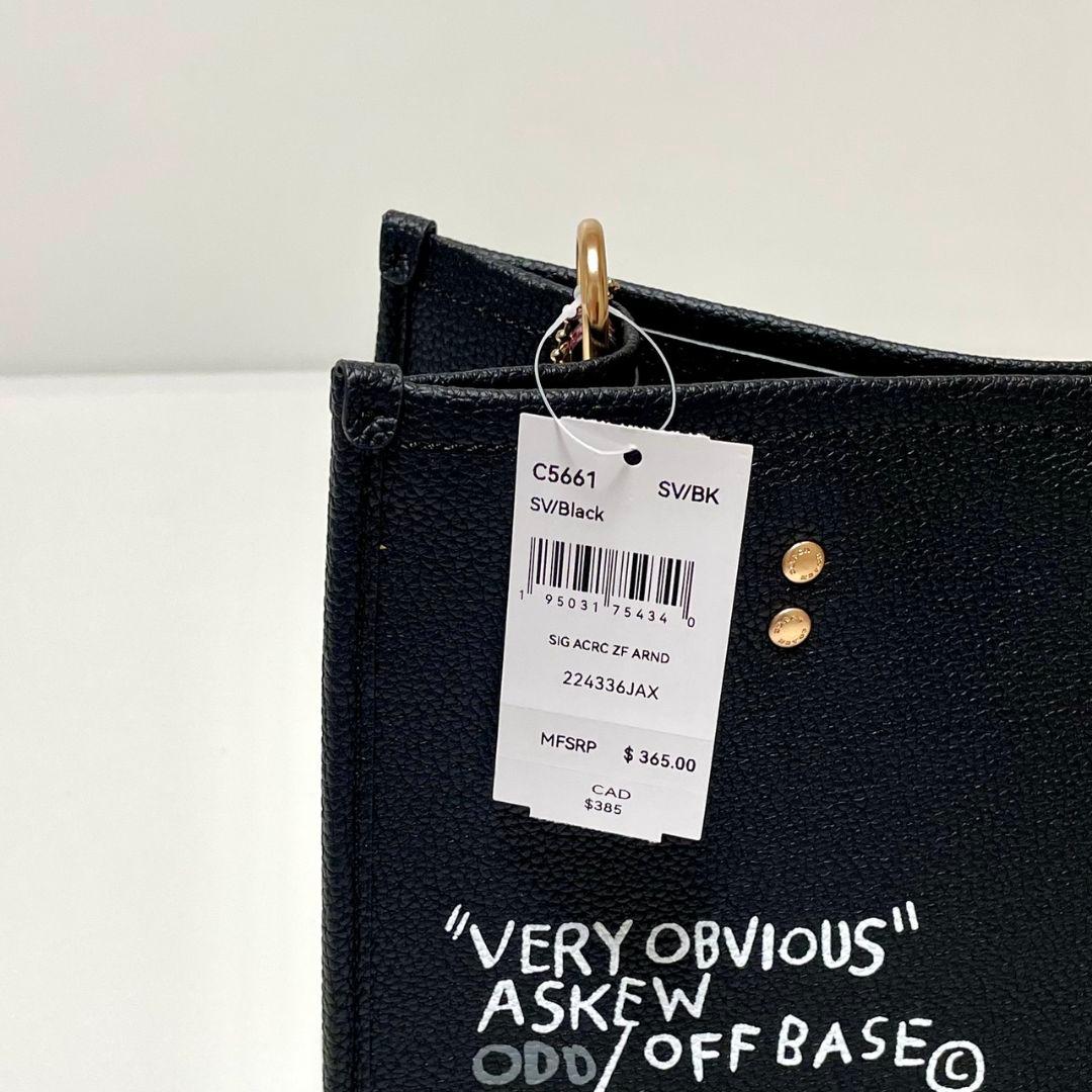 COACH トートバッグ ブラック バスキア　C5661