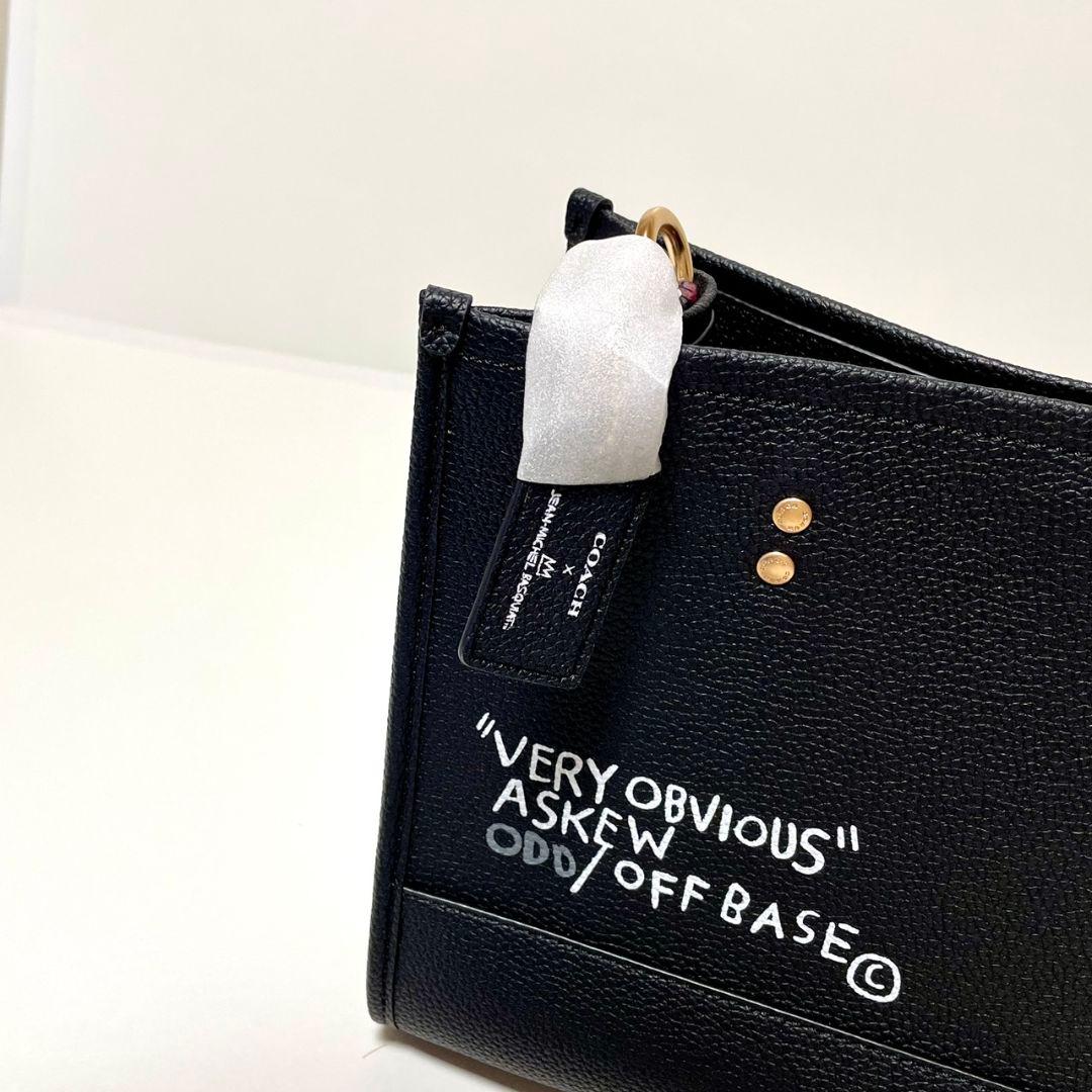 COACH トートバッグ ブラック バスキア　C5661