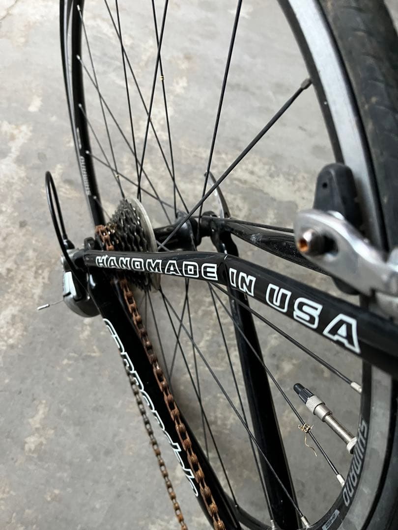 キャノンデール　C9 ロードバイク9速 リアアーム右曲がり有　引き取り希望