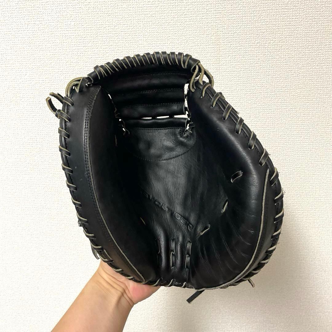 465 ミツワタイガー レボルタイガー 極美品 軟式 キャッチャーミット