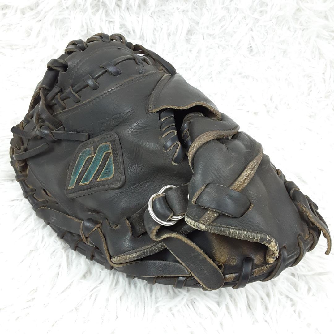 希少◎MIZUNO Buw League 軟式用 左投げ用キャッチャーミット 黒