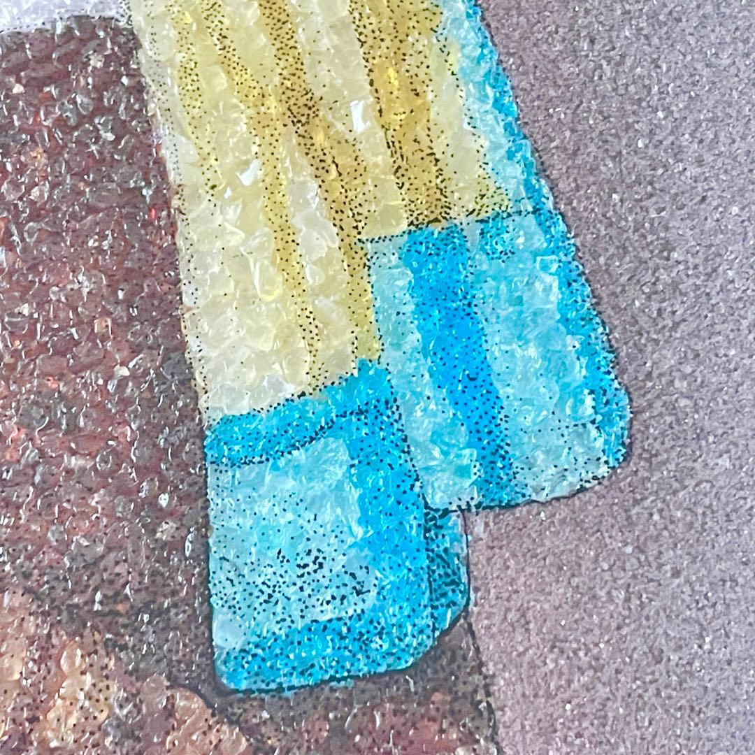 真珠の耳飾りの少女 フェルメール 貴石画 ジュエリー ピクチャー 絵画 宝石画