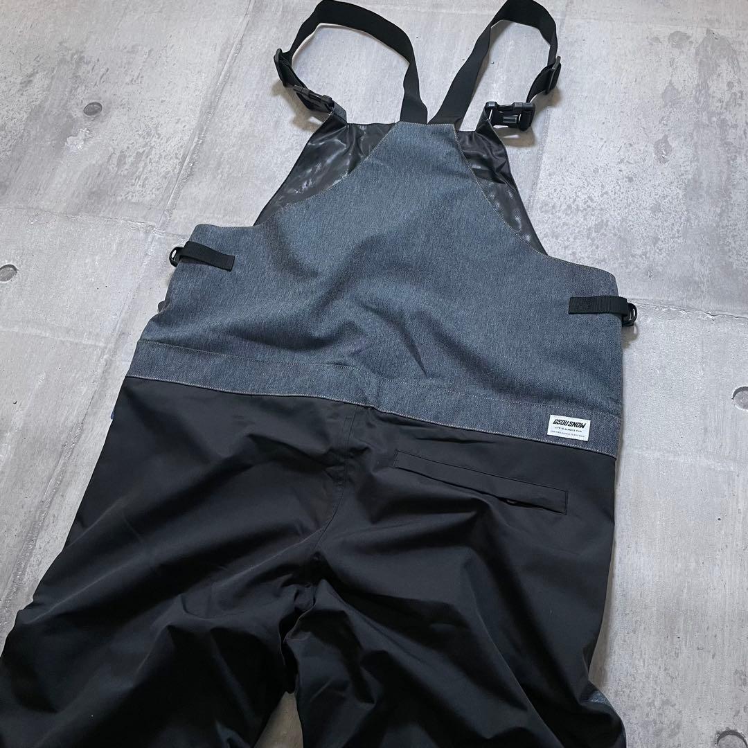 新品タグ付き スキー スノーボード ウェア パンツ オーバーオール デニム調
