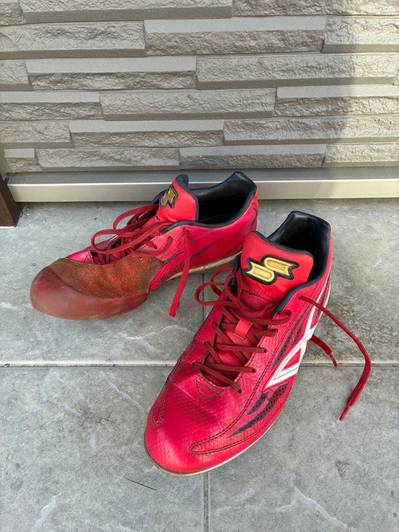 ssk スパイク　レッド　26cm