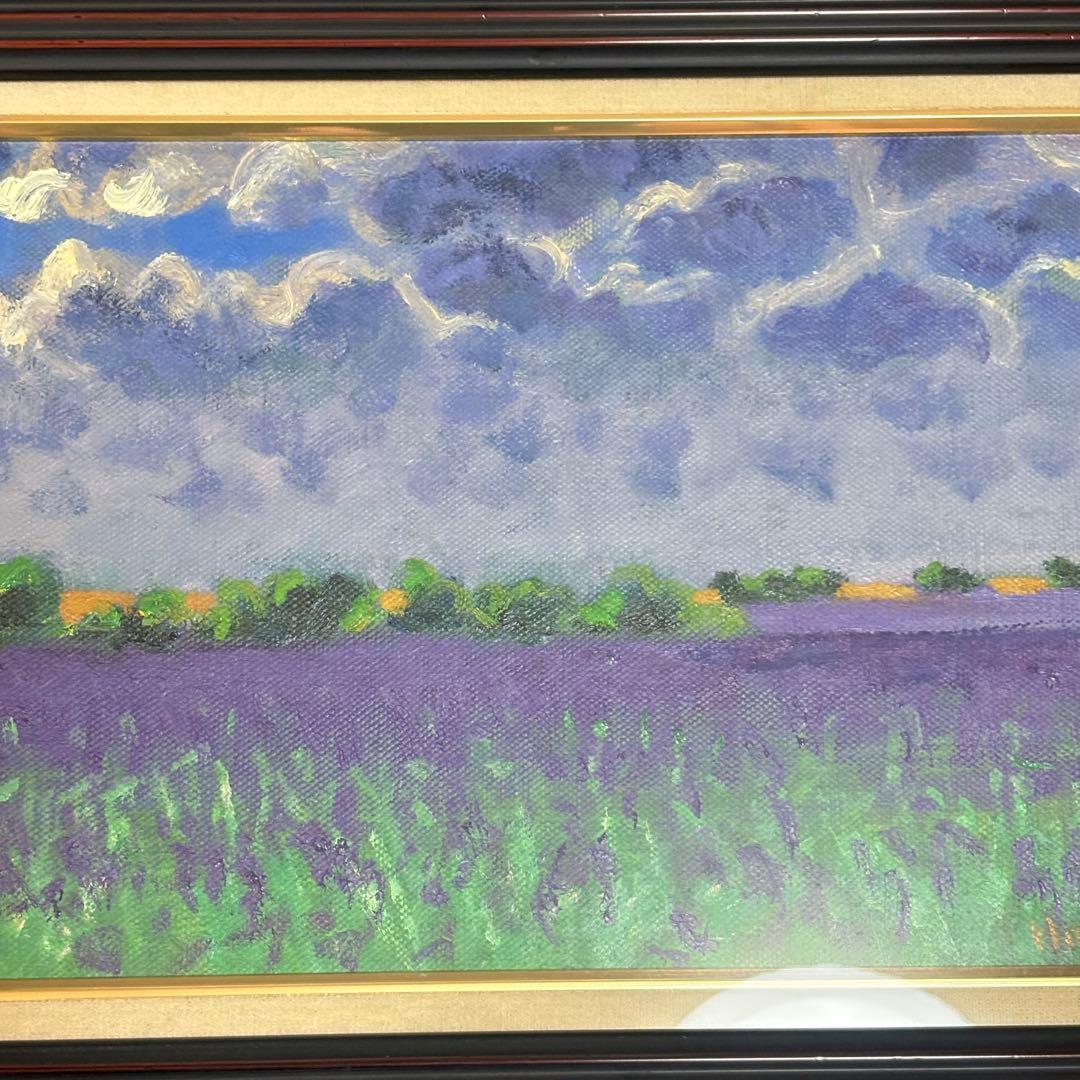 堀田高 油彩 油絵 風景画 アート 芸術 額装 油彩 油絵