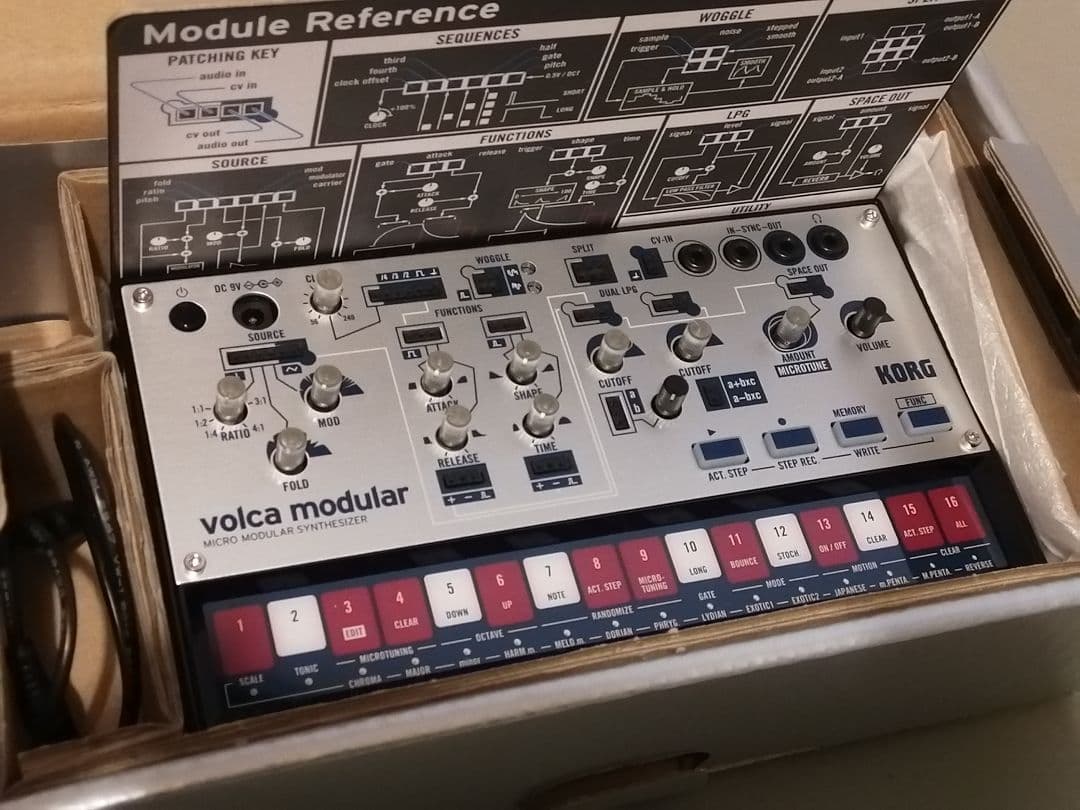 【美品】KORG volca modular セミモジュラーシンセ