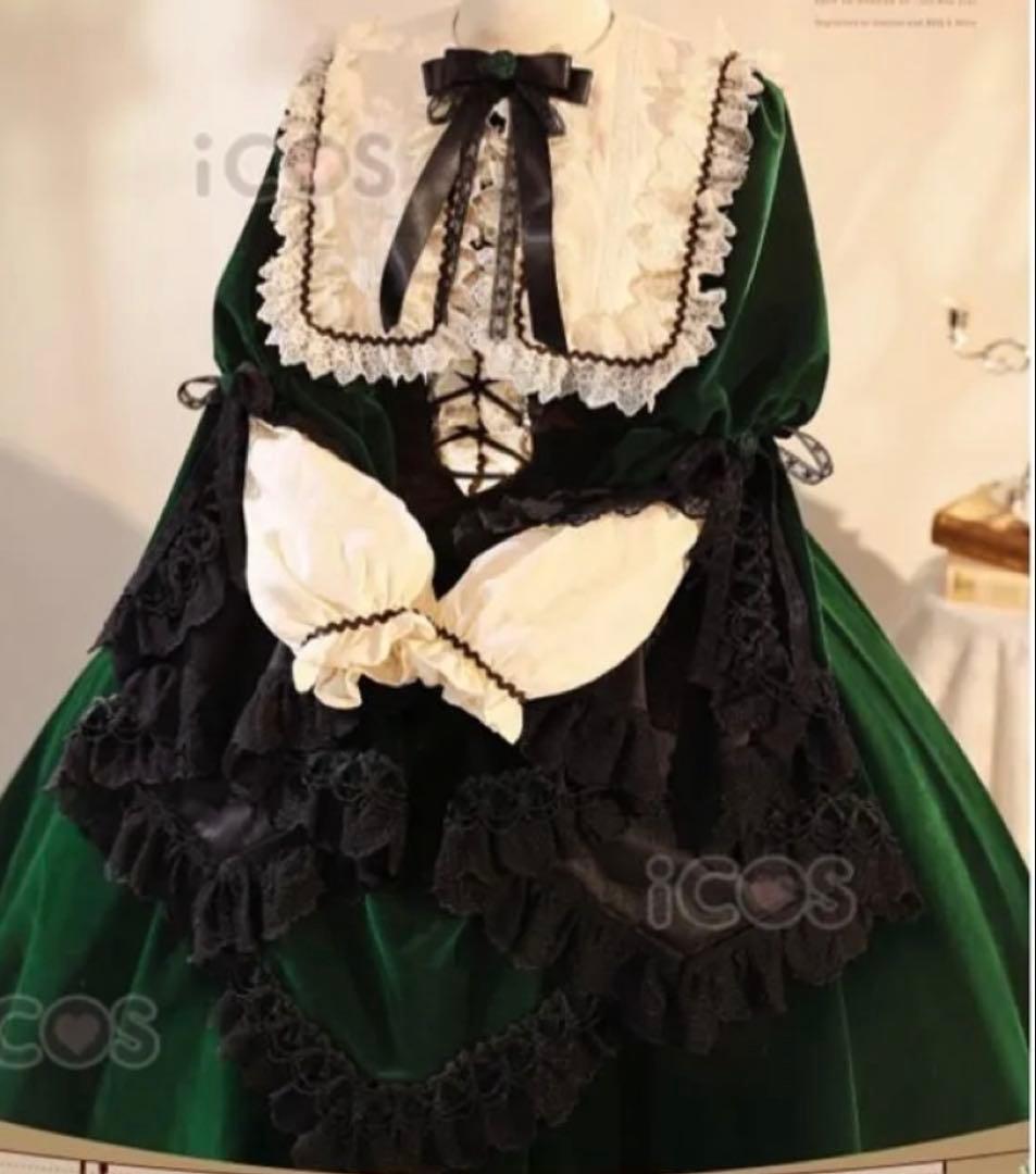 ローゼンメイデン 翠星石 icos コスプレ衣装 レディースLサイズ