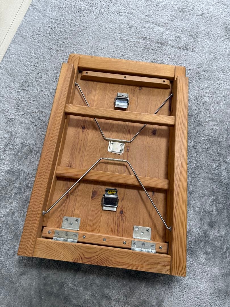 ナチュラルウッド カウンターテーブル　折りたたみ式