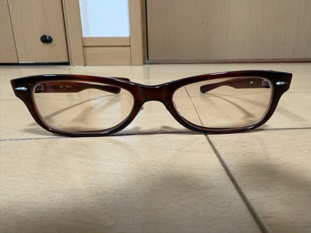 フォーナインズ NP60所さん眼鏡(ブラウン)