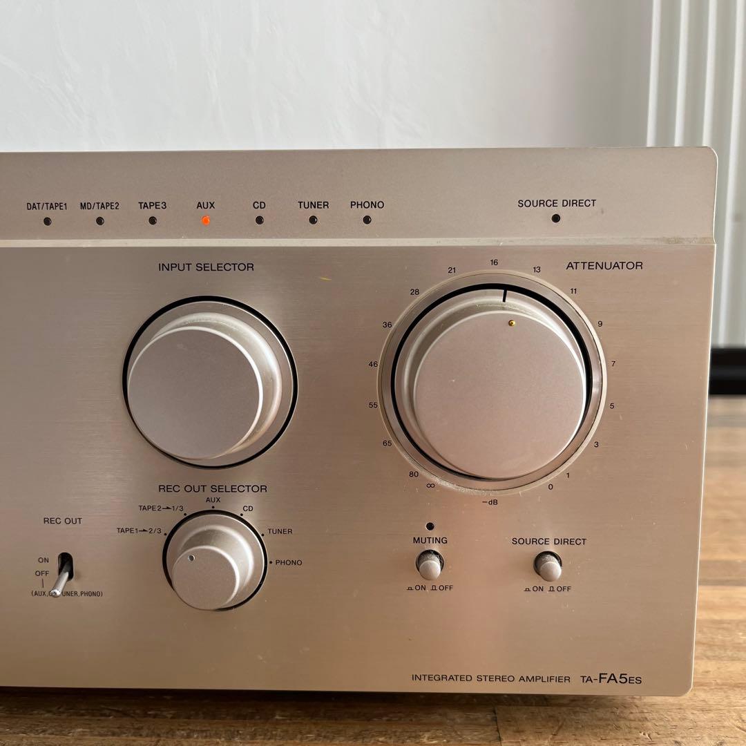 【通電確認済み・以前正常動作】SONY TA-FA5ES プリメインアンプ