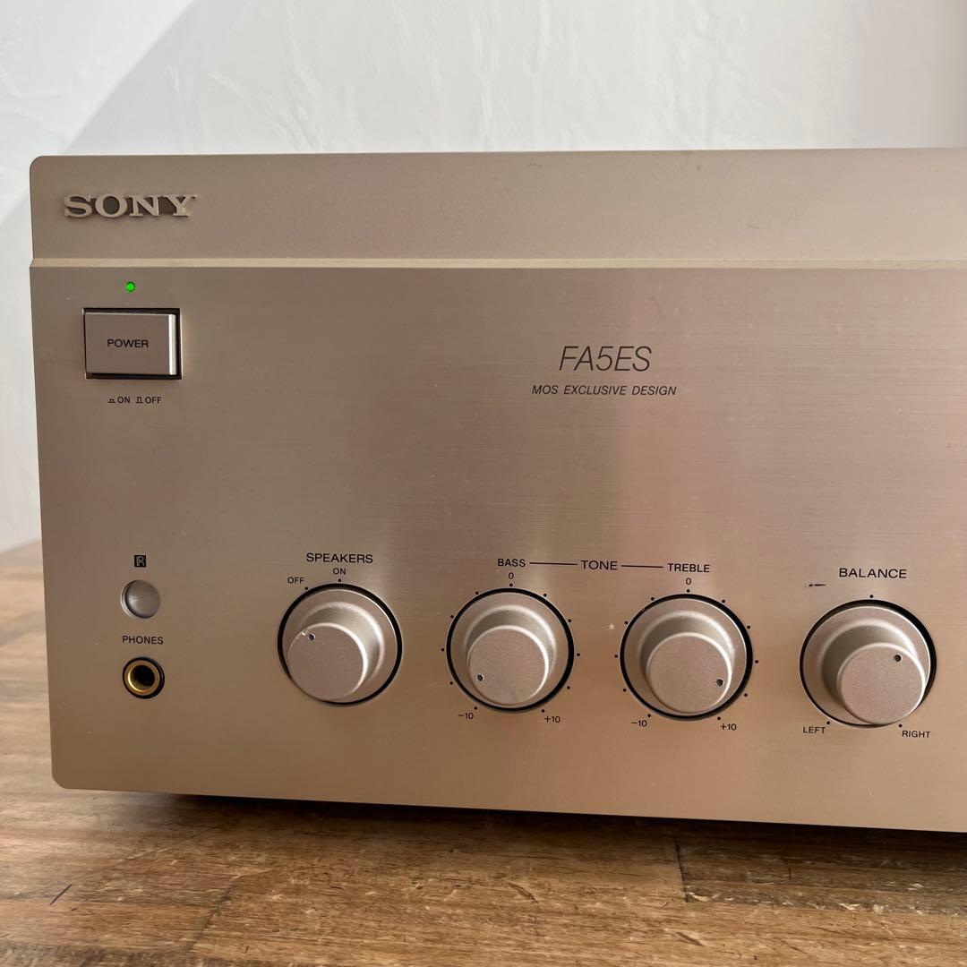 【通電確認済み・以前正常動作】SONY TA-FA5ES プリメインアンプ