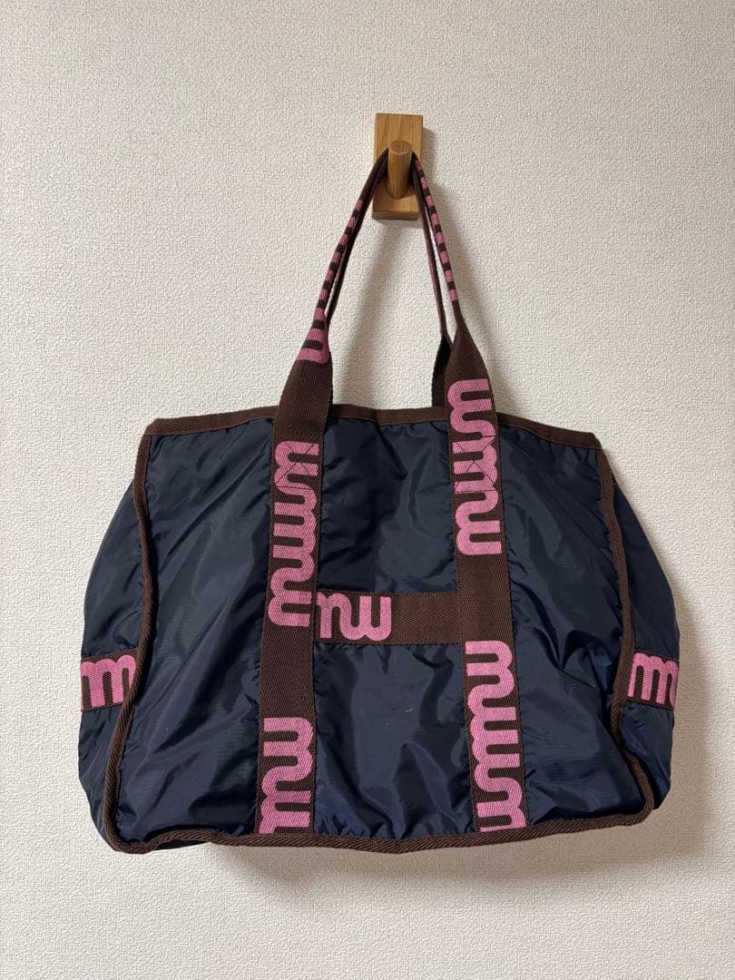【完売品】ドリカムwmmw soft bag トート バッグ★チャーム付き