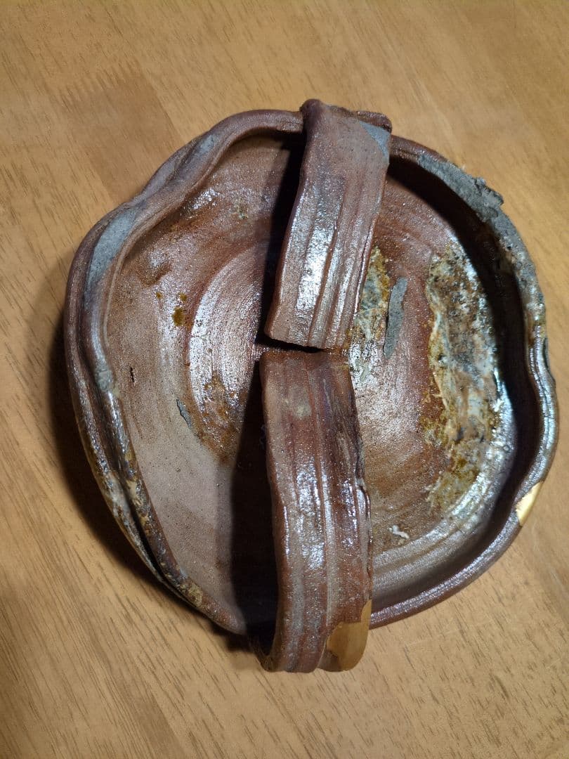 古備前 「ヒョウゲたる手付鉢 」 〔オブジェ〕