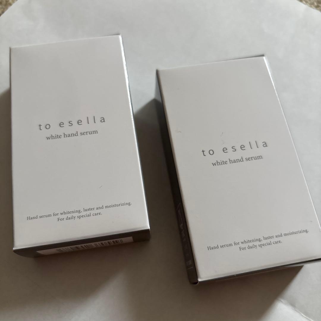 to esella white hand serum 2個セット