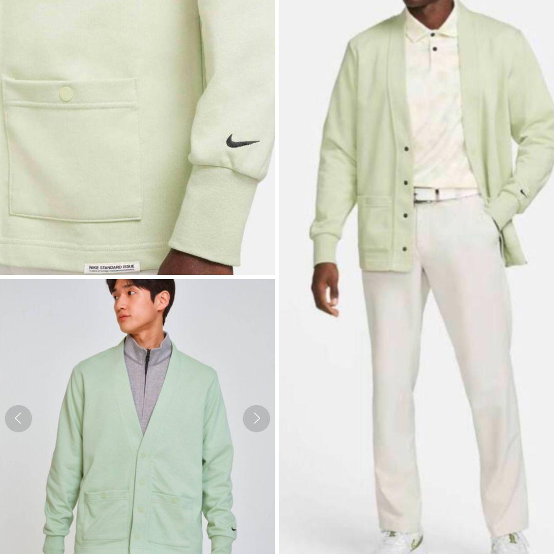 【新品未使用】ナイキゴルフ カーディガン グリーン メンズ L