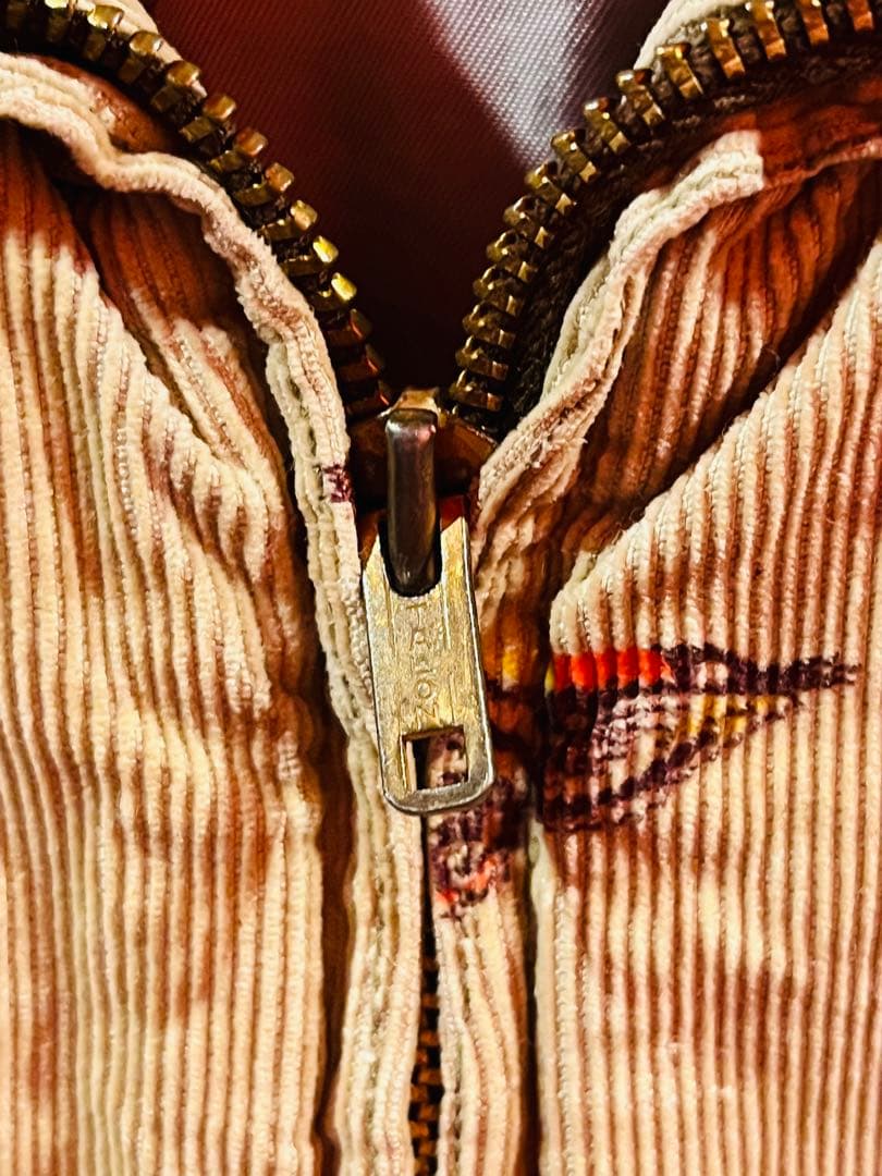 special Duxbak コーデュロイ　総柄　ベスト　vintage 50s