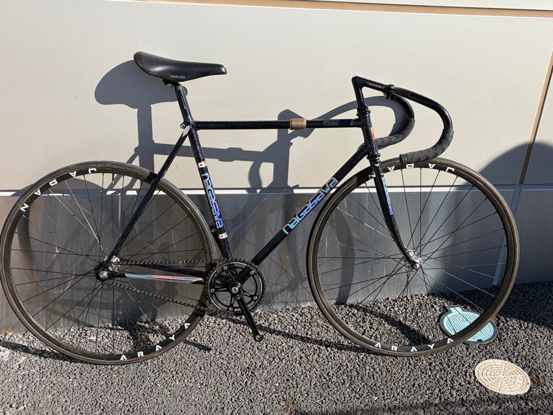 nagasawa ピスト　カンパニョーロ　ブラックラメ　競輪　ナガサワ