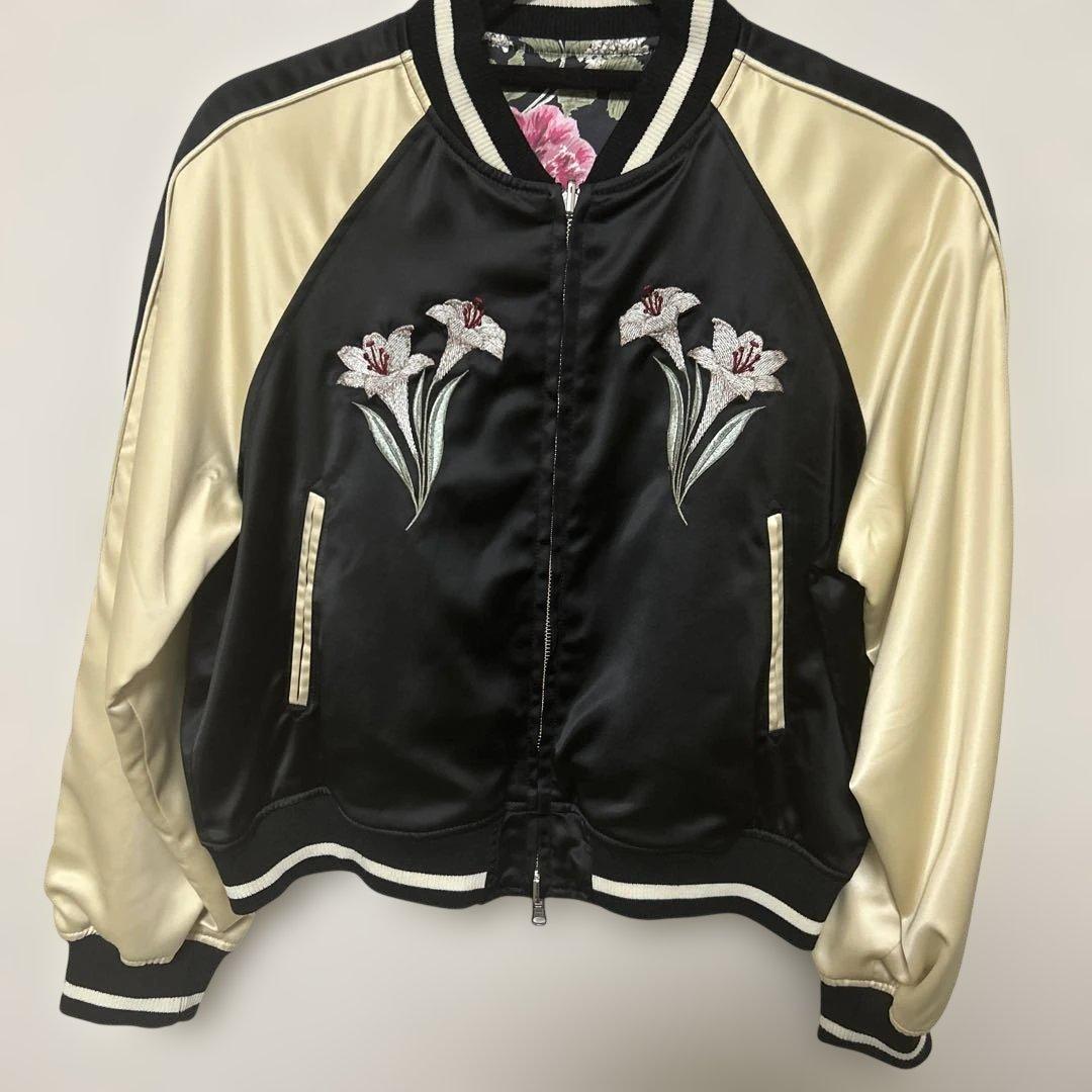 m*a様 【KEITA MARUYAMA】エンブロイダリーリバーシブルスカジャン