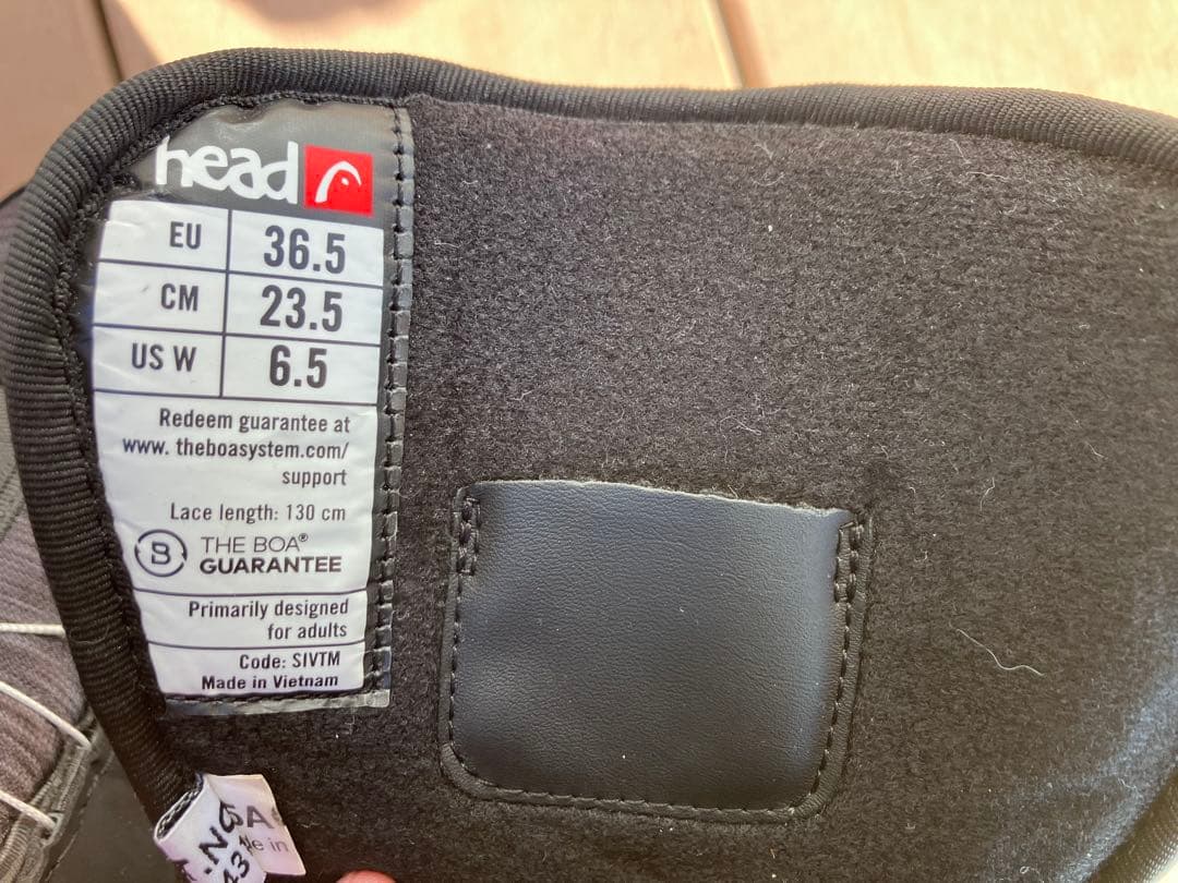 HEAD ZORA/BOAシステム スノーボードブーツ 23.5cm