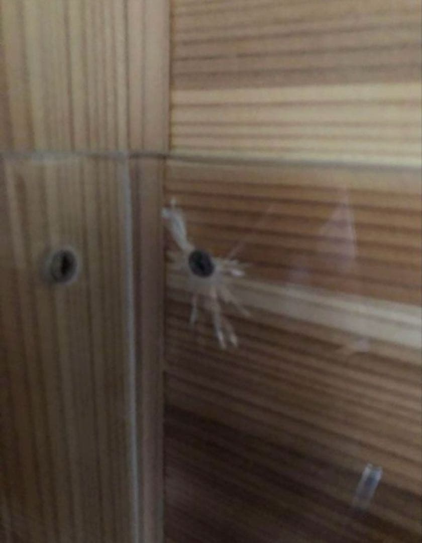 【外観内観は美品】◆咬み傷有り◆防音ケージ　キャスター付き　犬小屋製作工房k