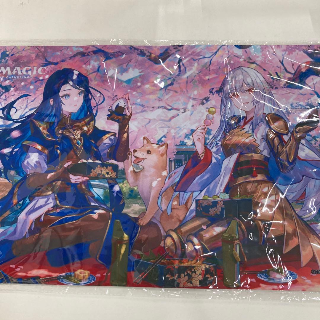 【MTG】未開封 放浪皇&ナーセットプレイマット 放浪皇のお花見キャンペーン