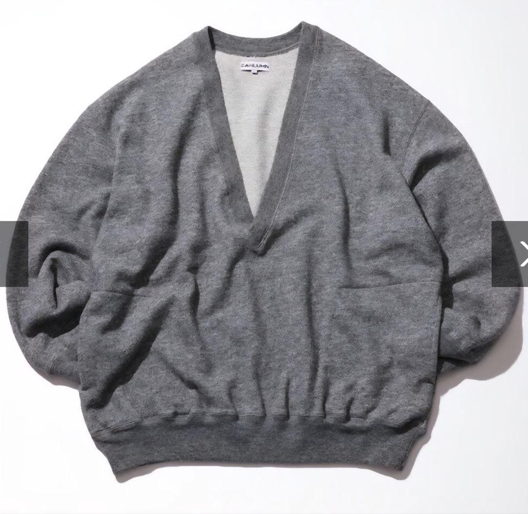CAHLUMN カウラム メリノウール Vネック スウェット美品