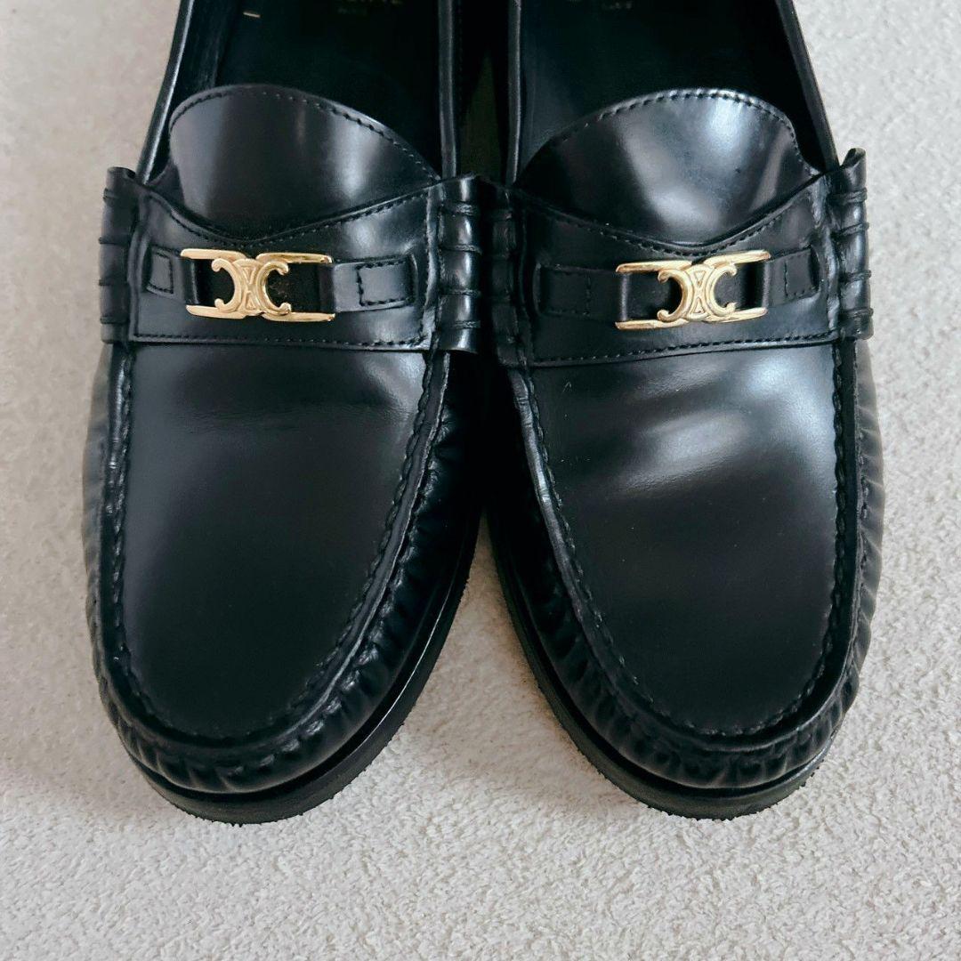 CELINE セリーヌ 正規品 ローファー トリオンフ 黒 サイズ35 1/2